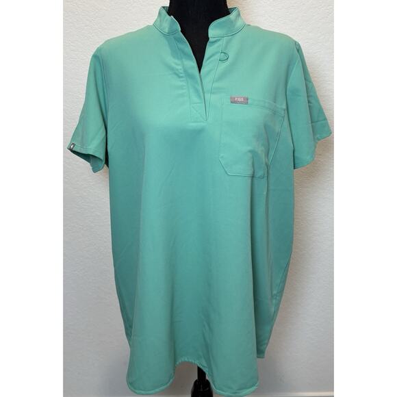 FIGS Kitale Maternity Scrub Top Women’s Medium Green W21SW1012 - Picture 1 of 4